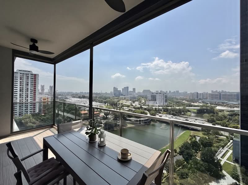 Twin VEW, 91 West Coast Vale, 4 Bedrooms, 1,378 sqft, Condominium For Sale, by Jeslin Pear, 500223672 - Balcony - PropertyGuru.com.sg