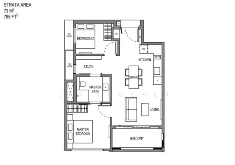 Parksuites, 18 Holland Grove Road, 2 Bedrooms, 786 sqft, Condominium For Sale, by Lin LuoChen, 500223676 - PropertyGuru.com.sg