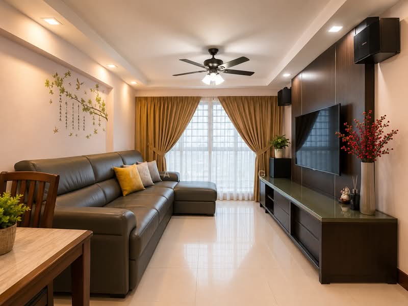 636B Punggol Drive, 636B Punggol Drive, 3 Bedrooms, 979 sqft, HDB Flat For Sale, by Isaac Ng, 500223690 - Living Room - PropertyGuru.com.sg