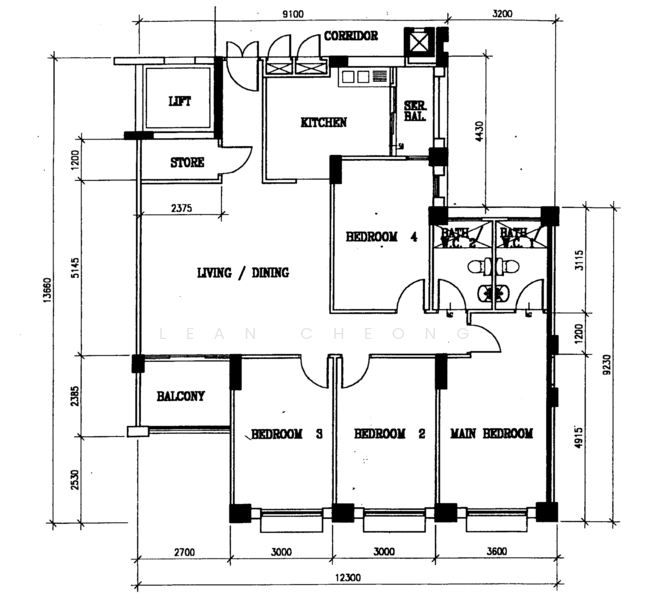 497H Tampines Street 45, 497H Tampines Street 45, 3 Bedrooms, 1,399 sqft, HDB Flat For Sale, by Lean Cheong, 500223708 - PropertyGuru.com.sg