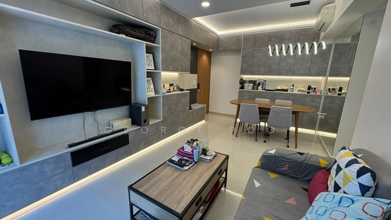 Rivercove Residences EC, 20 Anchorvale Ln, 3 Bedrooms, 958 sqft, Condominium For Rent, by George Poo, 500223718 - Living Room - PropertyGuru.com.sg