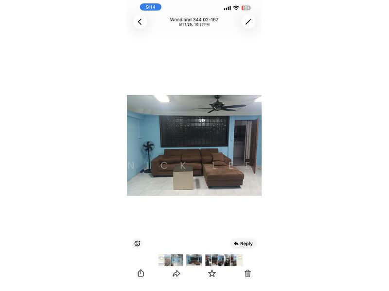 344 Woodlands Street 32, 344 Woodlands Street 32, 3 Bedrooms, 904 sqft, HDB Flat For Rent, by Nick Lee, 500223728 - Living Room - PropertyGuru.com.sg