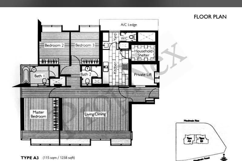 1 Moulmein Rise, 1 Moulmein Rise, Newton / Novena, 3 Bedrooms, 1,238 sqft, Apartment For Rent, by Merywaty (Mery), 500223756 - PropertyGuru.com.sg