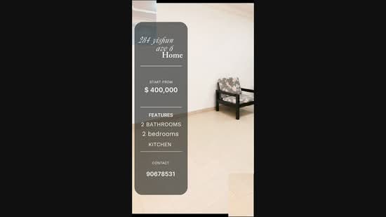 284 Yishun Avenue 6, 284 Yishun Avenue 6, 2 Bedrooms, 796 sqft, HDB Flat For Sale, by Natalie Indra, 500223773 - PropertyGuru.com.sg
