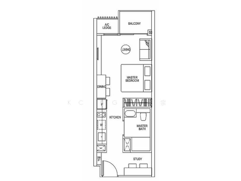 The Poiz Residences, 2 Meyappa Chettiar Road, Studio, 420 sqft, Condominium For Rent, by KC Ng 黄庆宗, 500223780 - PropertyGuru.com.sg