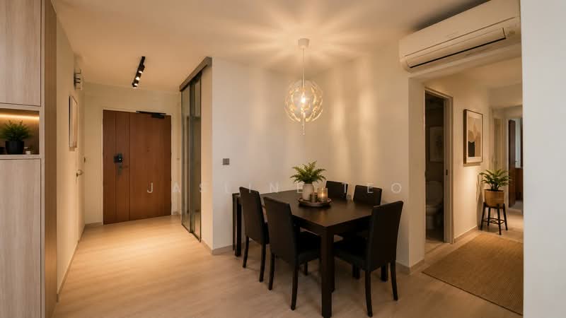 122A Punggol Edge, 122A Edgedale Plains, 3 Bedrooms, 1,001 sqft, HDB Flat For Sale, by Jasline Teo, 500223853 - Dining Room - PropertyGuru.com.sg