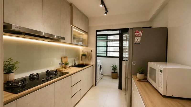 122A Punggol Edge, 122A Edgedale Plains, 3 Bedrooms, 1,001 sqft, HDB Flat For Sale, by Jasline Teo, 500223853 - Kitchen - PropertyGuru.com.sg