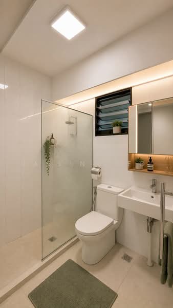 122A Punggol Edge, 122A Edgedale Plains, 3 Bedrooms, 1,001 sqft, HDB Flat For Sale, by Jasline Teo, 500223853 - Bathroom - PropertyGuru.com.sg