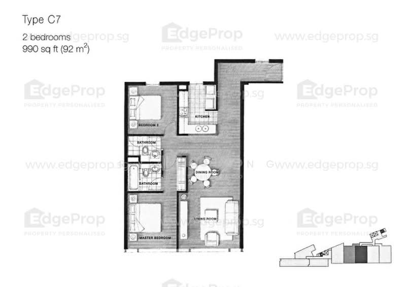 The Arris, 28 Yan Kit Road, 2 Bedrooms, 990 sqft, Apartment For Rent, by Ryan Heng, 500223854 - PropertyGuru.com.sg