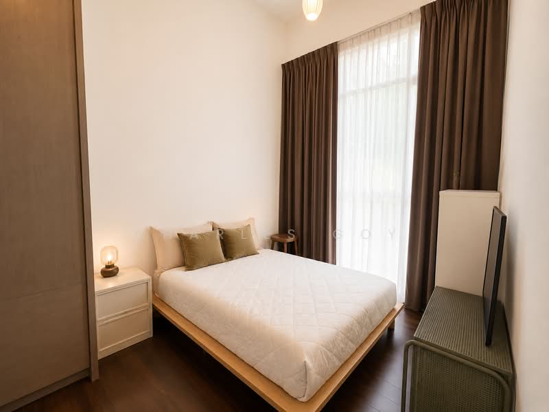Seletar Park Residence, 19 Seletar Road, 2 Bedrooms, 1,076 sqft, Condominium For Sale, by Charles Goy, 500223857 - Master Bedroom (Digitally Decluttered) - PropertyGuru.com.sg