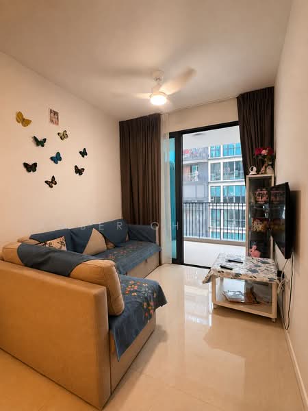 Treasure at Tampines, 57 Tampines Lane, 2 Bedrooms, 678 sqft, Condominium For Rent, by Amber Oh 胡晓薇, 500223883 - Living Room - PropertyGuru.com.sg