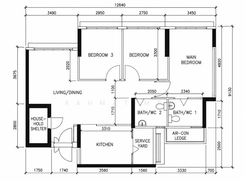 355A Anchorvale Lane, 355A Anchorvale Lane, 3 Bedrooms, 1,001 sqft, HDB Flat For Sale, by Rahmat MBA, 500223890 - PropertyGuru.com.sg