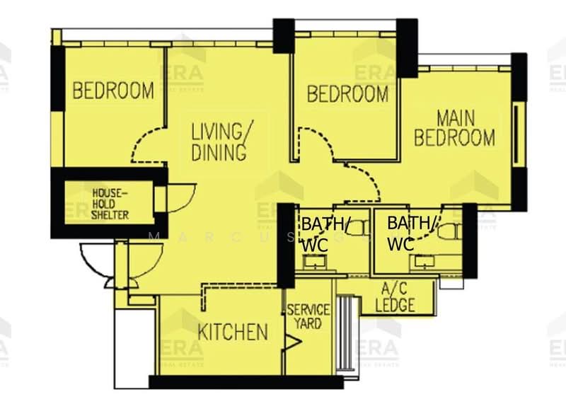 96 Dawson Road, 96 Dawson Road, 3 Bedrooms, 893 sqft, HDB Flat For Sale, by Marcus Goh, 500223948 - PropertyGuru.com.sg
