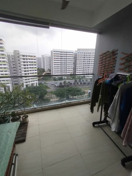 The Tampines Trilliant, 29 Tampines Central 7, 3 Bedrooms, 872 sqft, Executive Condominium For Rent, by Andrew Teo T W, 500223969 - Balcony - PropertyGuru.com.sg