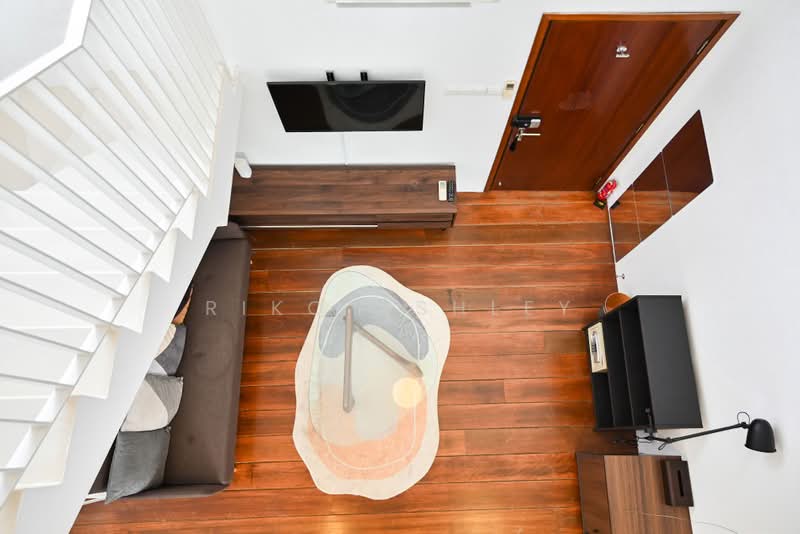 Helsinki Loft in Gallery House, 15 Lorong 24A Geylang, Studio, 800 sqft, Shophouse For Rent, by Riko Ashley, 500224005 - Living Room - PropertyGuru.com.sg