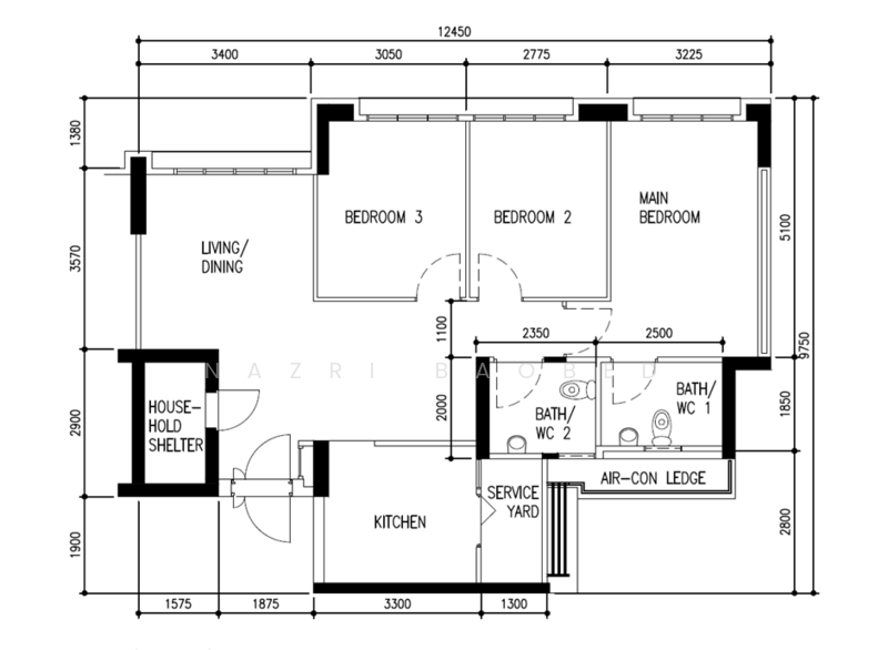 870A Tampines Street 86, 870A Tampines Street 86, 3 Bedrooms, 1,011 sqft, HDB Flat For Sale, by Nazri Baobed, 500224027 - PropertyGuru.com.sg
