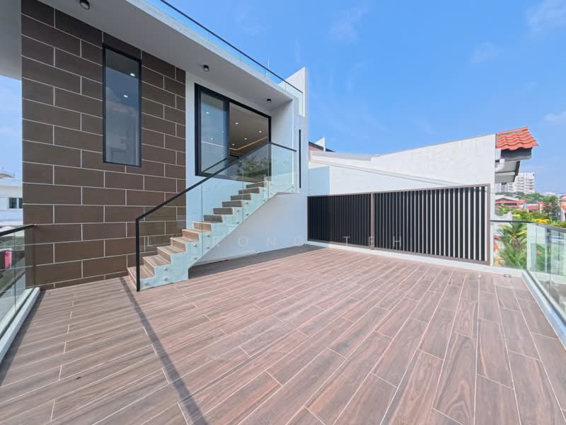 JUST TOP! BRAND NEW 5 LEVELS WITH BASEMENT. MOVE IN READY, Bedok Rise / Bedok Terrace / Jalan Limau Kasturi / Jalan Limau Nipis / Jalan Langgar Bedok, 6 Bedrooms, 6,500 sqft, Corner Terrace For Sale, by Li Rong Teh, 500224052 - PropertyGuru.com.sg
