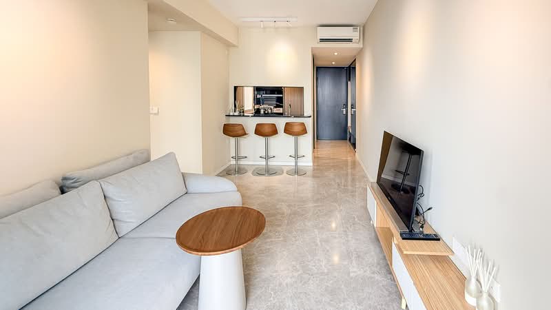 Irwell Hill Residences, 2 Irwell Hill, 2 Bedrooms, 667 sqft, Condominium For Rent, by Joe Zhang, 500224053 - Living Room - PropertyGuru.com.sg
