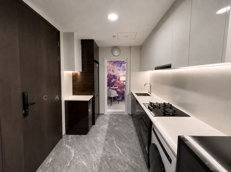 Sophia Meadow, 132 Sophia Road, 2 Bedrooms, 614 sqft, Condominium For Sale, by Casey Koo 古家进, 500224088 - Kitchen - PropertyGuru.com.sg