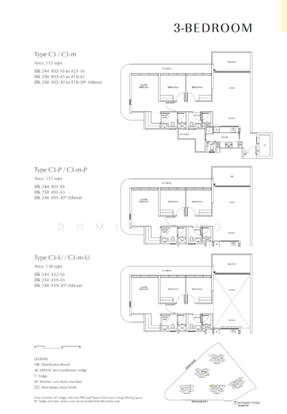 Chuan Park, 240 Lorong Chuan, 3 Bedrooms, 1,206 sqft, Condominium For Sale, by Dominic Ng, 500224096 - PropertyGuru.com.sg