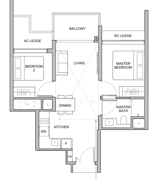 Hillock Green, 28 Lentor Central, 2 Bedrooms, 775 sqft, Condominium For Sale, by Alex Toh C W, 500224113 - PropertyGuru.com.sg