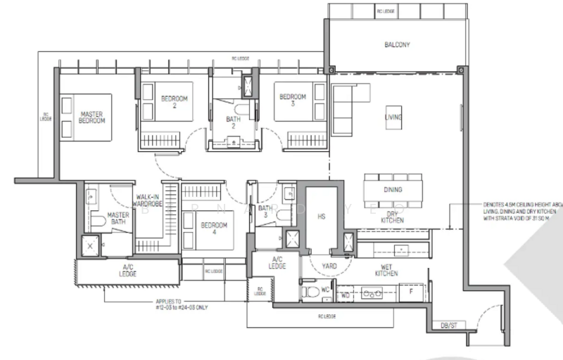 The Myst, 800 Upper Bukit Timah Road, 4 Bedrooms, 1,518 sqft, Condominium For Sale, by Bernard Yeo, 500224119 - PropertyGuru.com.sg