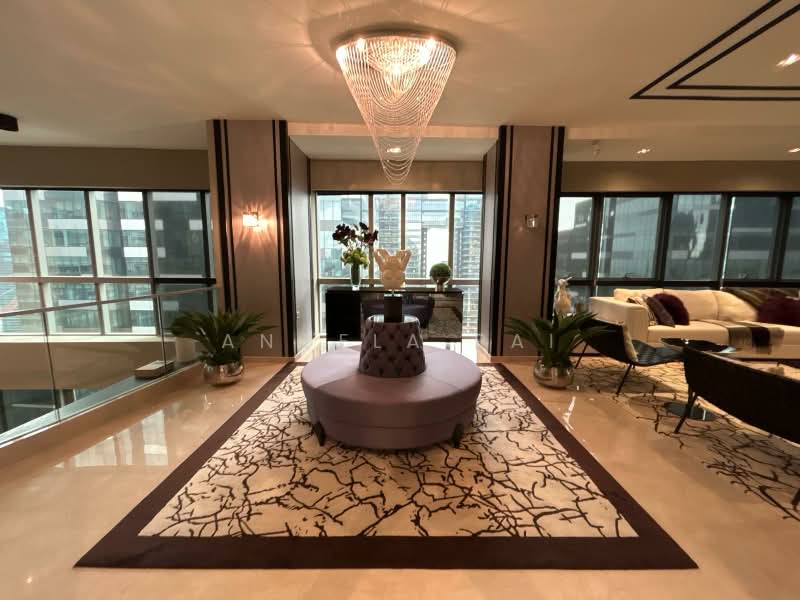 One Shenton, 1 Shenton Way, 4 Bedrooms, 6,674 sqft, Condominium For Sale, by Angela Pai, 500224171 - Living Room - PropertyGuru.com.sg