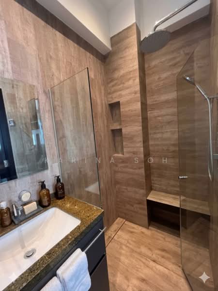 Aspen Heights, 261 River Valley Road, 2 Bedrooms, 1,130 sqft, Condominium For Sale, by Karina Soh, 500224199 - Master Bathroom - PropertyGuru.com.sg