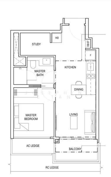 One-North Eden, 8 Slim Barracks Rise, Buona Vista / West Coast / Clementi New Town, 1 Bedroom, 517 sqft, Apartment For Sale, by Josephine Tan, 500224215 - PropertyGuru.com.sg
