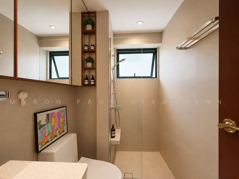 J C Draycott, 34 Draycott Drive, 3 Bedrooms, 1,033 sqft, Apartment For Sale, by Myron Pang Kian Hann, 500224260 - Bathroom - PropertyGuru.com.sg