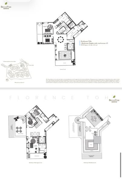 Belle Vue Residences, 15 Oxley Walk, 5 Bedrooms, 5,005 sqft, Condominium For Sale, by Florence Toh, 500224286 - PropertyGuru.com.sg
