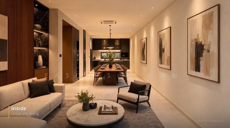 Opera Estate, Jalan Bangsawan, East Coast / Marine Parade, 4 Bedrooms, 3,957 sqft, Terraced House For Sale, by Eason Sim 沈绍彬, 500224300 - Living Room - PropertyGuru.com.sg