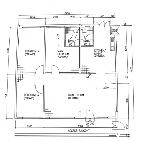 205 Choa Chu Kang Central, 205 Choa Chu Kang Central, 3 Bedrooms, 1,119 sqft, HDB Flat For Sale, by Carina Teo, 500224303 - PropertyGuru.com.sg