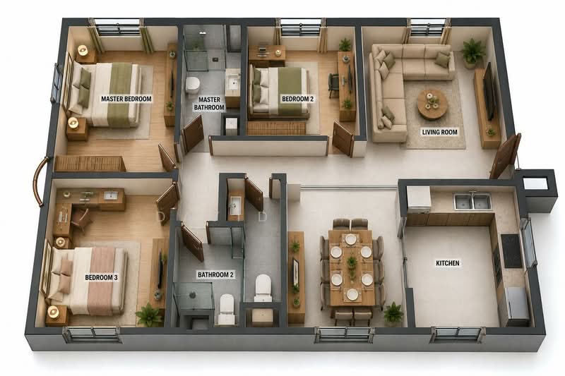 Keng Lee Court, 74 Keng Lee Road, 3 Bedrooms, 1,055 sqft, Walk-up Apartment For Sale, by David Chee, 500224305 - Master Bedroom - PropertyGuru.com.sg