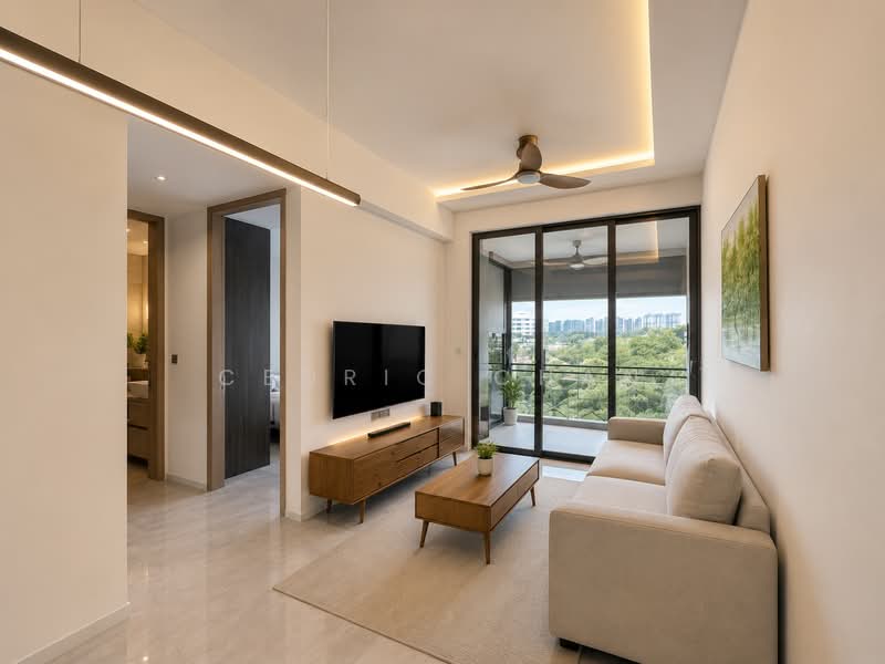 Leedon Green, 32 Leedon Heights, 2 Bedrooms, 710 sqft, Condominium For Sale, by Cedric Chan, 500224321 - Living Room - PropertyGuru.com.sg