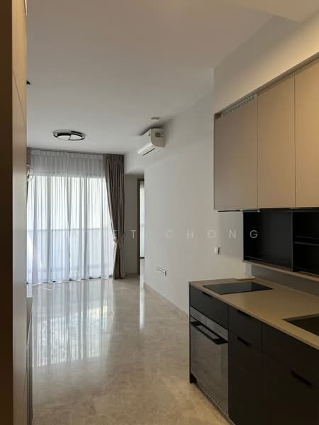 Haus On Handy, 28 Handy Road, 2 Bedrooms, 624 sqft, Condominium For Sale, by Janet Chong, 500224361 - Kitchen and Living - PropertyGuru.com.sg