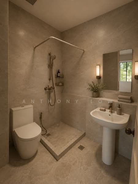 Garlick Ville, Sixth Crescent, 5 Bedrooms, 2,800 sqft, Terraced House For Rent, by Anthony Low, 500224392 - Bathroom - PropertyGuru.com.sg