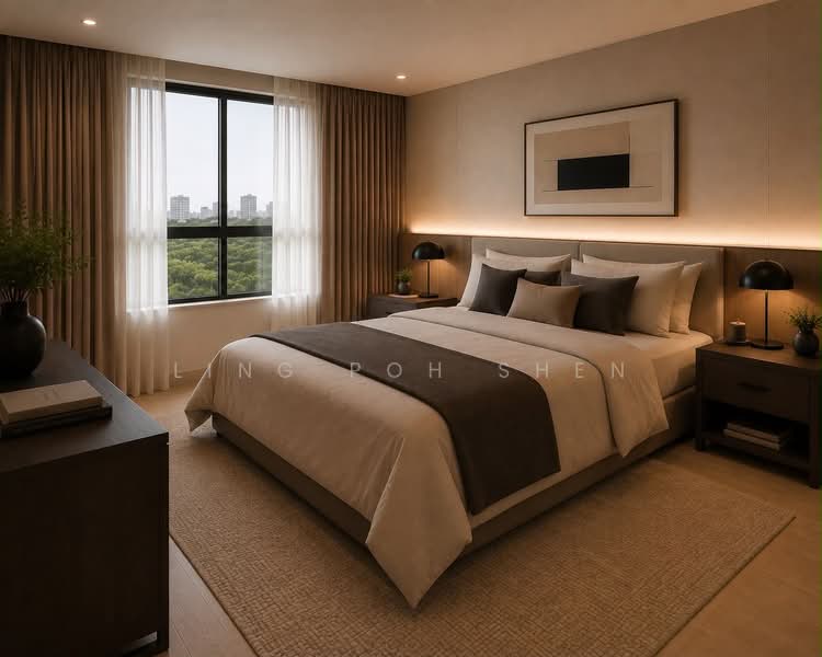 Freehold Development | Move In Ready | Walk to MRT, , 2 Bedrooms, 689 sqft, Apartment For Sale, by Ling Poh Shen, 500224484 - Bedroom - PropertyGuru.com.sg