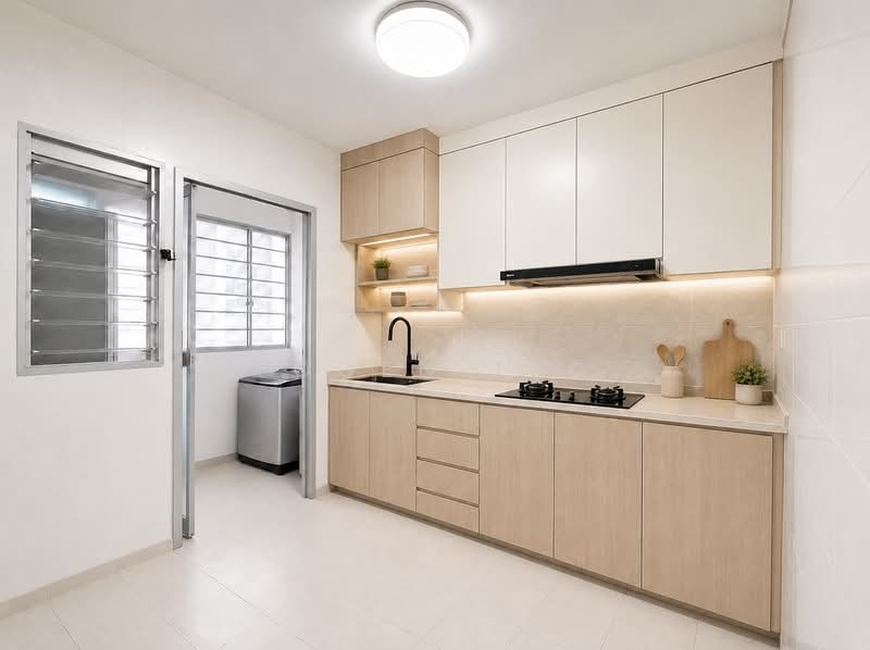 805A Keat Hong Close, 805A Keat Hong Close, 3 Bedrooms, 1,001 sqft, HDB Flat For Sale, by Logen Teo, 500224612 - Illustration - Kitchen - PropertyGuru.com.sg