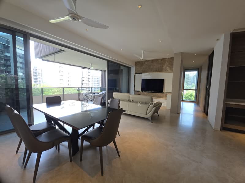 Leedon Residence, 10 Leedon Heights, 3 Bedrooms, 2,110 sqft, Condominium For Rent, by Sandy Koh, 500224621 - Living Room - PropertyGuru.com.sg