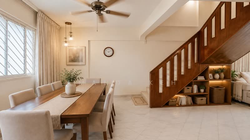 108 Jalan Rajah, 108 Jalan Rajah, 3 Bedrooms, 1,593 sqft, HDB Flat For Sale, by Amanda Keh, 500224623 - Dining Room - PropertyGuru.com.sg