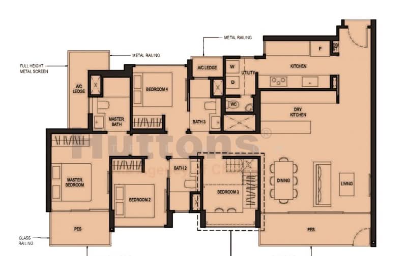 Parc Komo, 965 Upper Changi Road North, 4 Bedrooms, 1,410 sqft, Condominium For Sale, by Teresa Low, 500224625 - PropertyGuru.com.sg