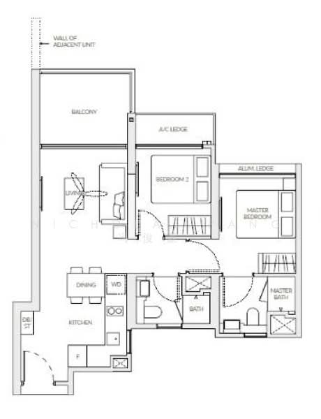 The Woodleigh Residences, 19 Bidadari Park Drive, Macpherson / Potong Pasir, 2 Bedrooms, 667 sqft, Condominium For Sale, by Nicholas Pang 冯俊豪, 500224635 - PropertyGuru.com.sg