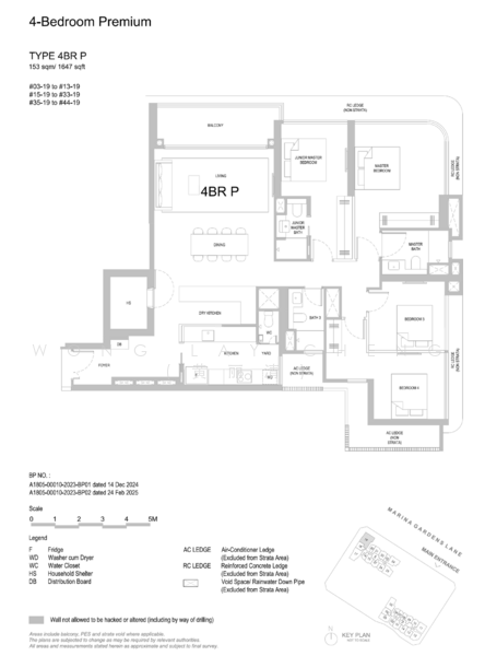 One Marina Gardens, 5 Marina Gardens Lane, 4 Bedrooms, 1,647 sqft, Condominium For Sale, by Wong Lay Cheng (黄丽清), 500224734 - PropertyGuru.com.sg