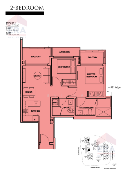Jewel @ Buangkok, Buangkok Drive, 2 Bedrooms, 775 sqft, Condominium For Sale, by Lee Bei Fang, 500224786 - PropertyGuru.com.sg