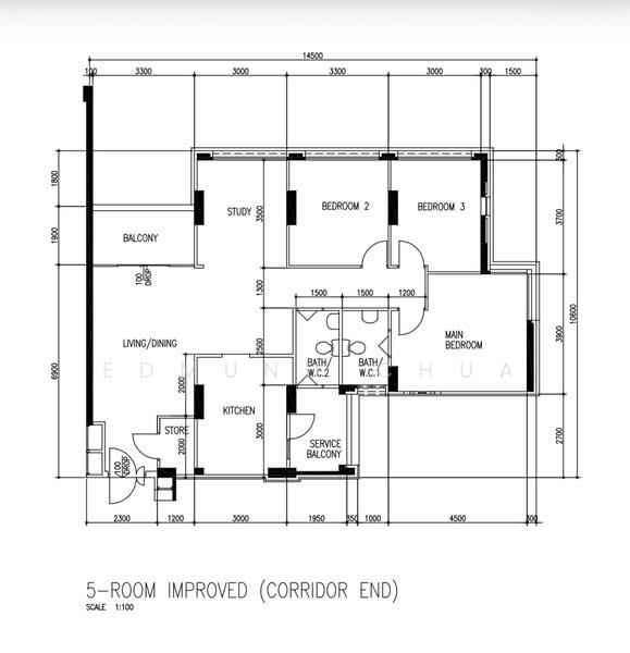155 Jalan Teck Whye, 155 Jalan Teck Whye, 4 Bedrooms, 1,302 sqft, HDB Flat For Sale, by Edmund Chua, 500224815 - PropertyGuru.com.sg