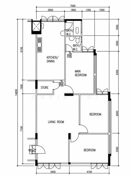 710 Yishun Avenue 5, 710 Yishun Avenue 5, 3 Bedrooms, 1,001 sqft, HDB Flat For Sale, by Chris Ooi, 500224842 - PropertyGuru.com.sg
