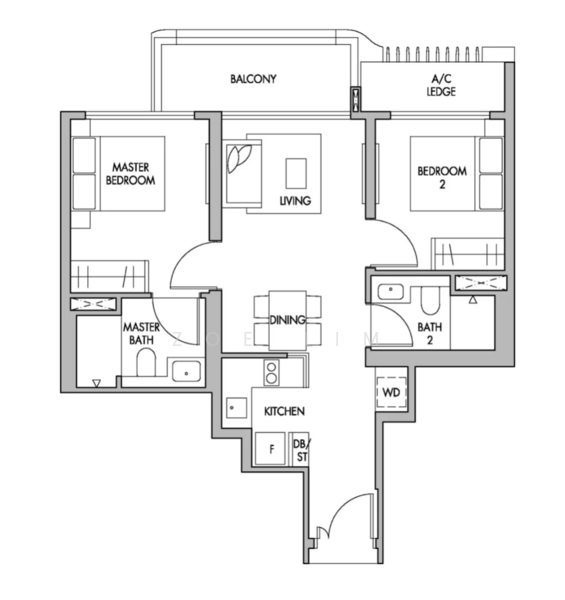 The Tre Ver, 66 Potong Pasir Avenue 1, 2 Bedrooms, 700 sqft, Condominium For Sale, by Zoe Lim, 500224849 - PropertyGuru.com.sg