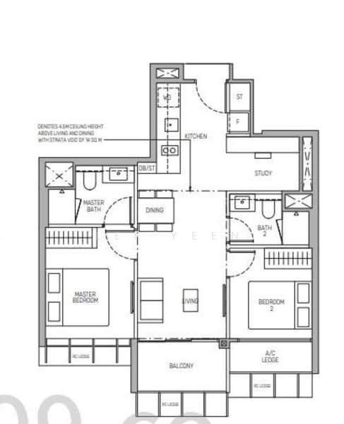 The Myst, 800 Upper Bukit Timah Road, 2 Bedrooms, 700 sqft, Condominium For Sale, by Lee Yeen, 500224947 - PropertyGuru.com.sg