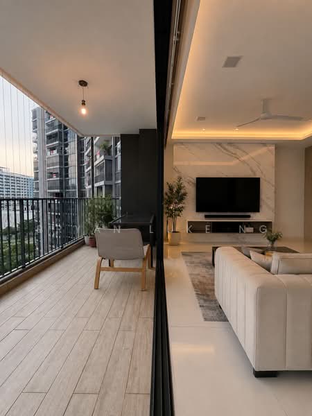 Waterbay, 45 Edgefield Plains, 4 Bedrooms, 1,259 sqft, Executive Condominium For Rent, by Bryan Luke Ng, 500224963 - Balcony - PropertyGuru.com.sg